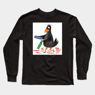 Crow train spotter Long Sleeve T-Shirt